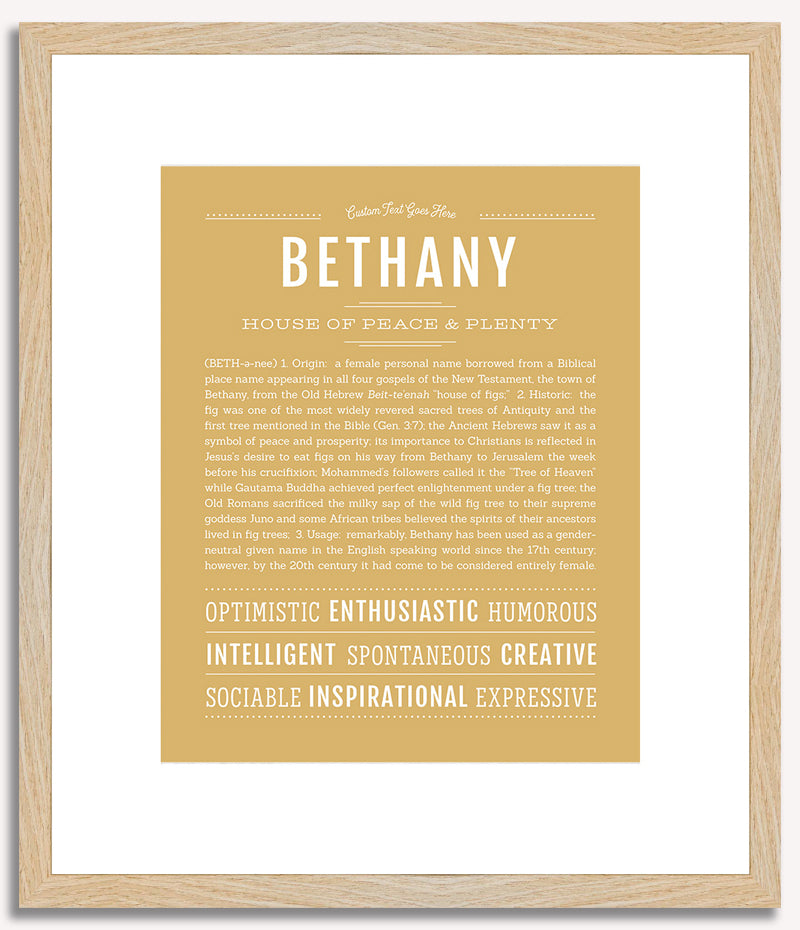 Bethany | Name Art Print