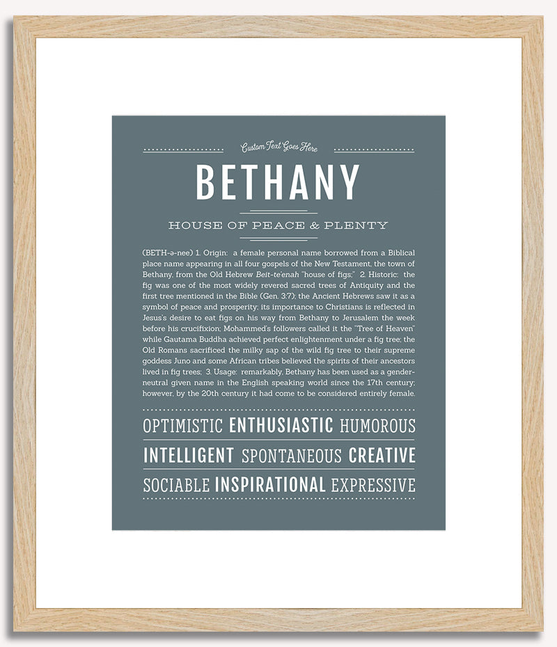 Bethany | Name Art Print