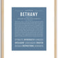 Bethany | Name Art Print