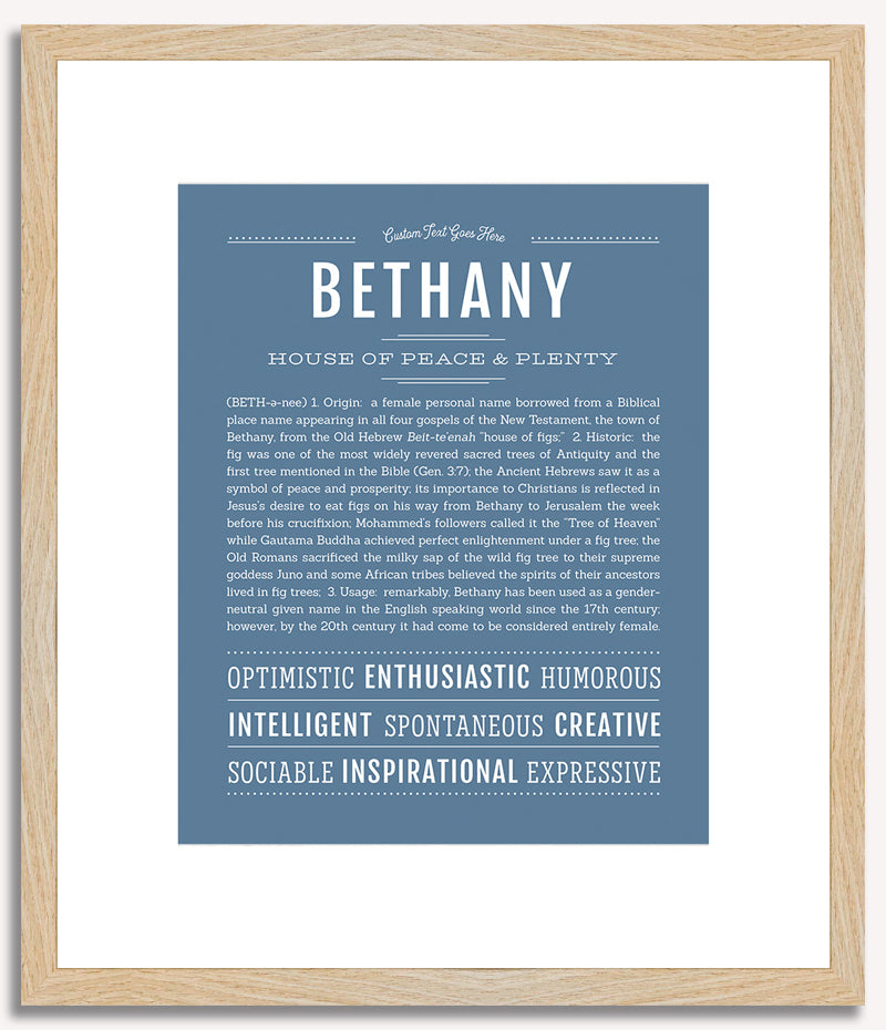 Bethany | Name Art Print