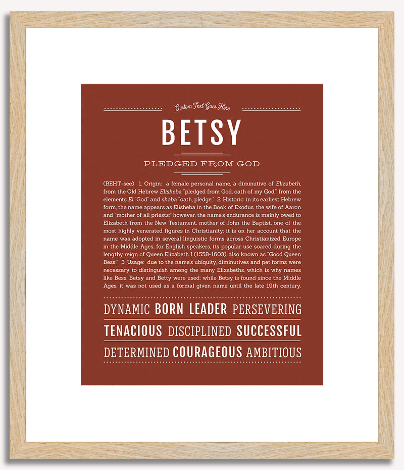 Betsy | Name Art Print