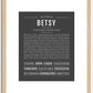 Betsy | Name Art Print