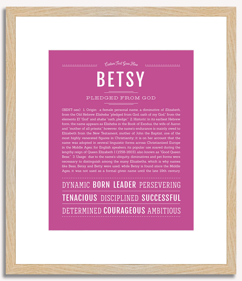 Betsy | Name Art Print