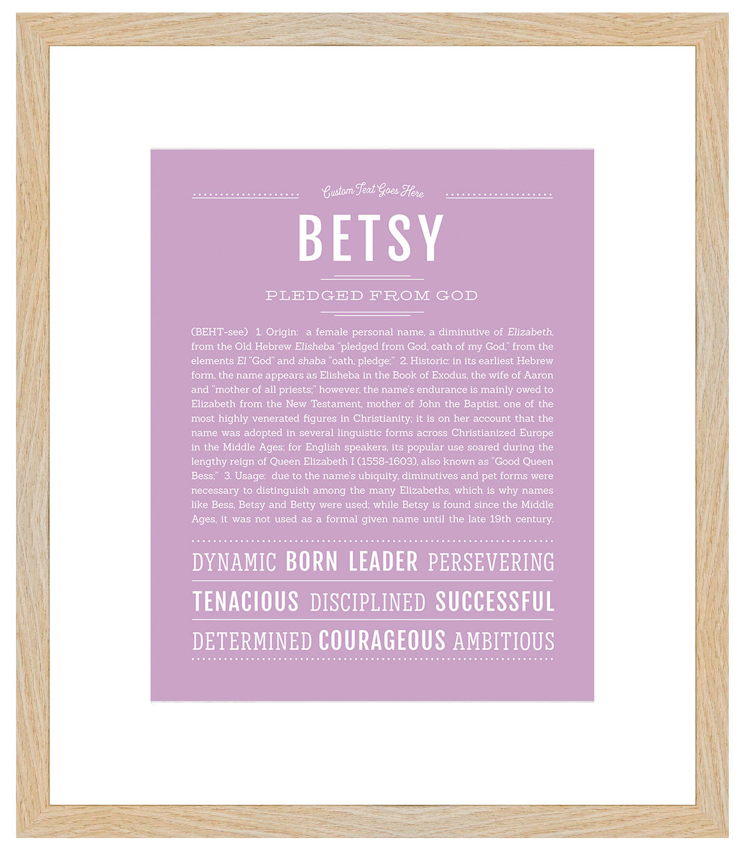 Betsy | Name Art Print