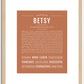 Betsy | Name Art Print