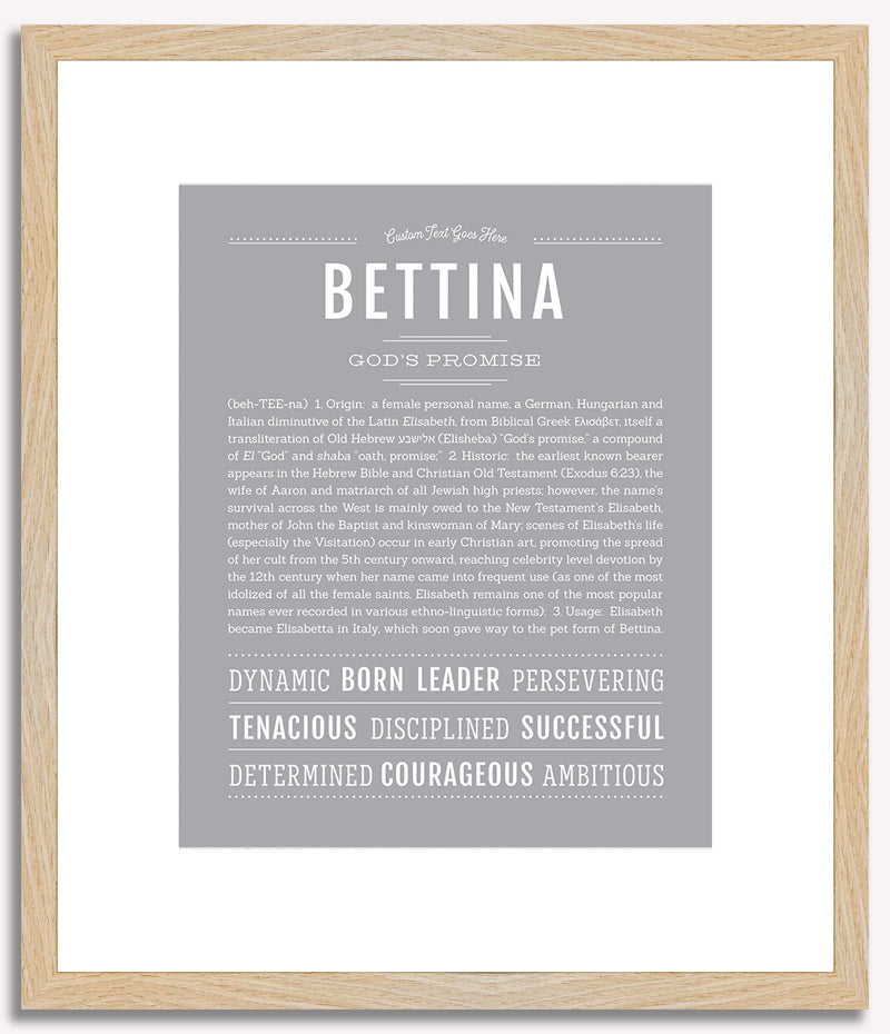 Bettina | Name Art Print