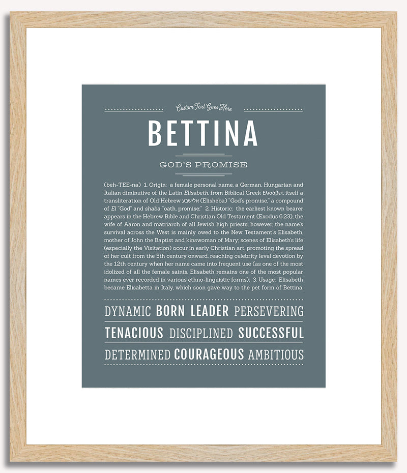 Bettina | Name Art Print