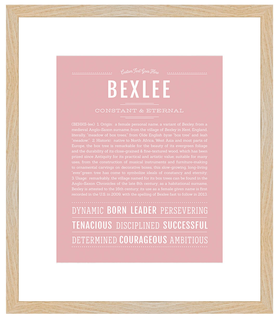 Bexlee | Name Art Print