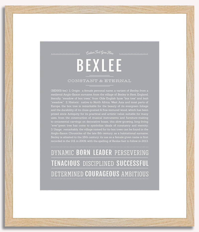 Bexlee | Name Art Print