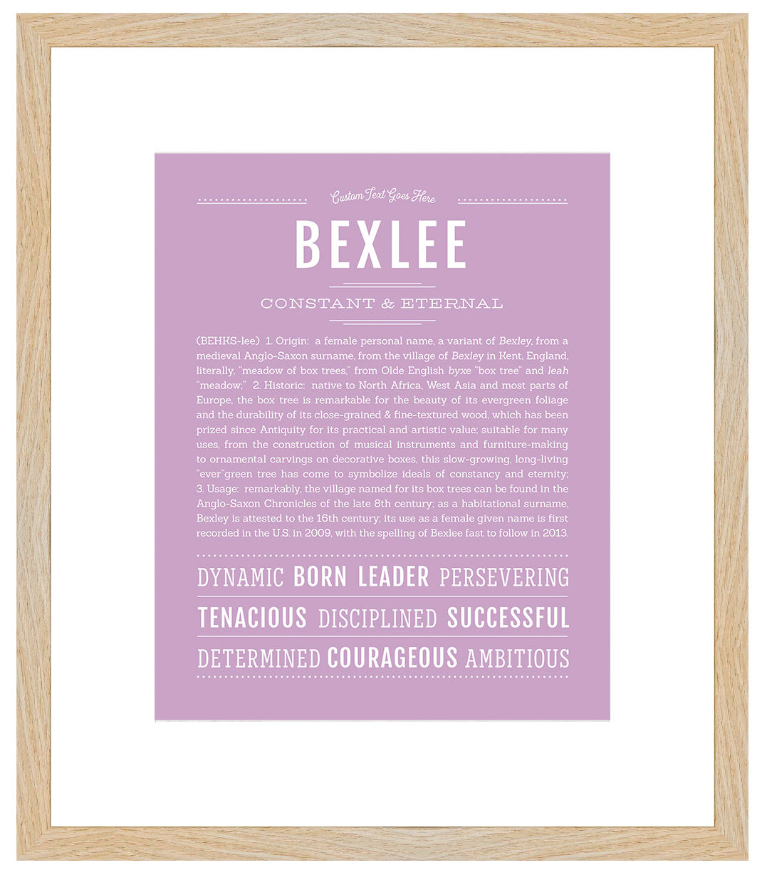 Bexlee | Name Art Print