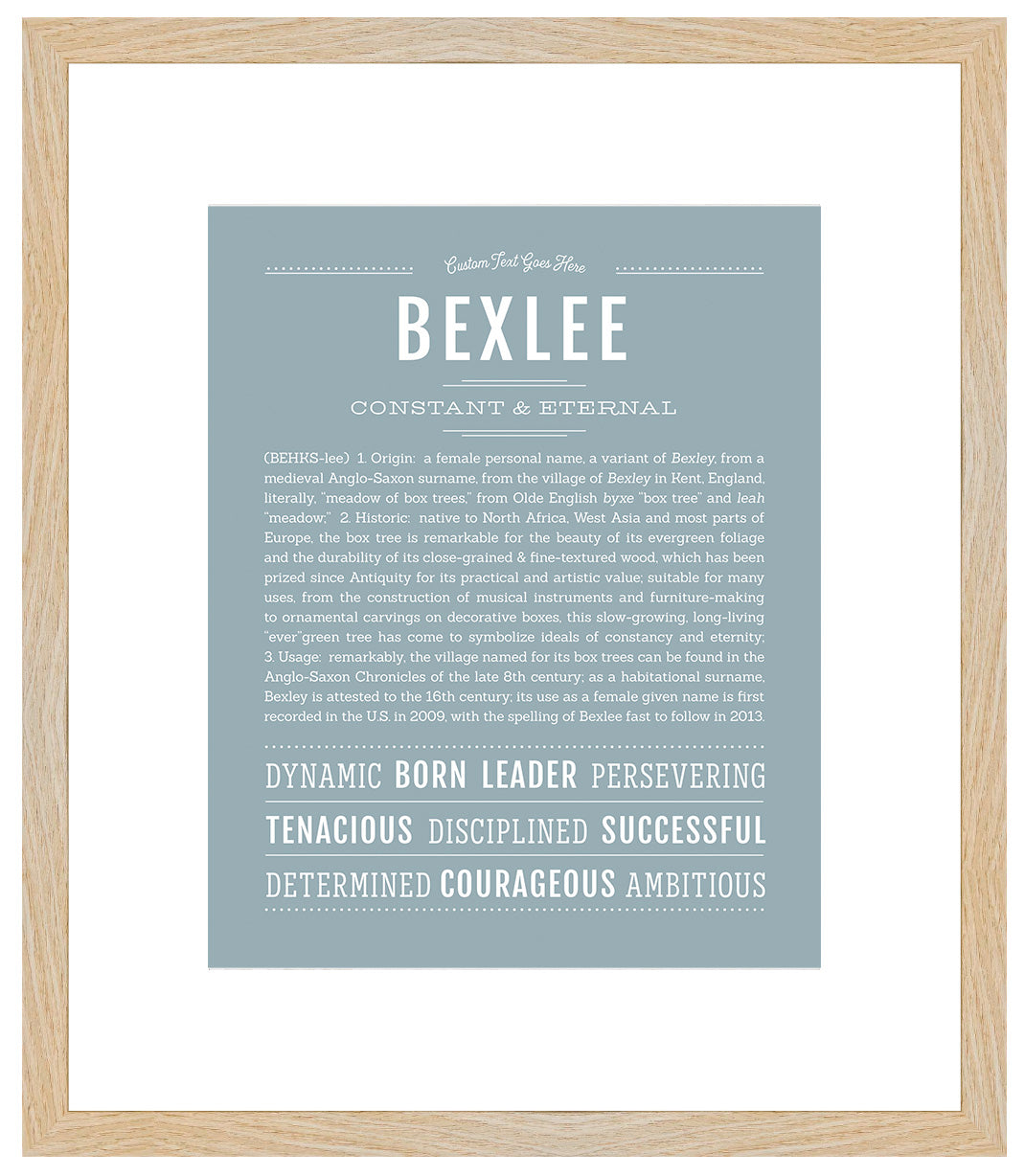 Bexlee | Name Art Print