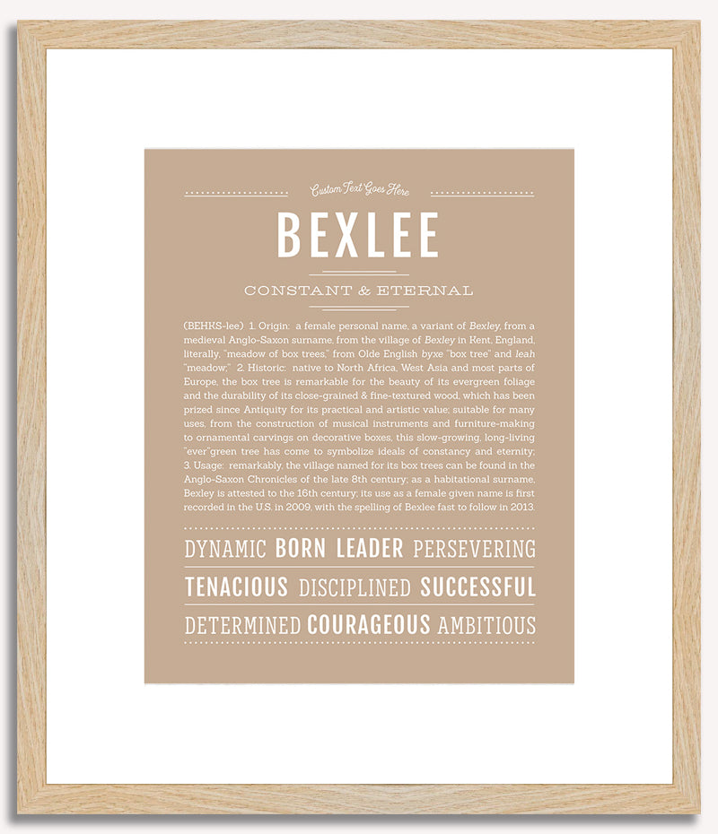 Bexlee | Name Art Print