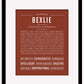 Bexlie | Name Art Print
