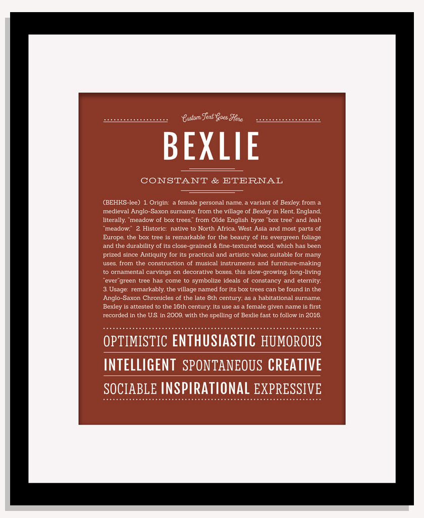 Bexlie | Name Art Print