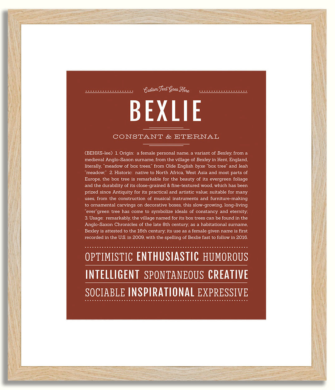 Bexlie | Name Art Print