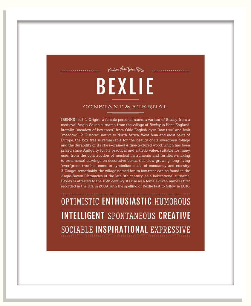 Bexlie | Name Art Print
