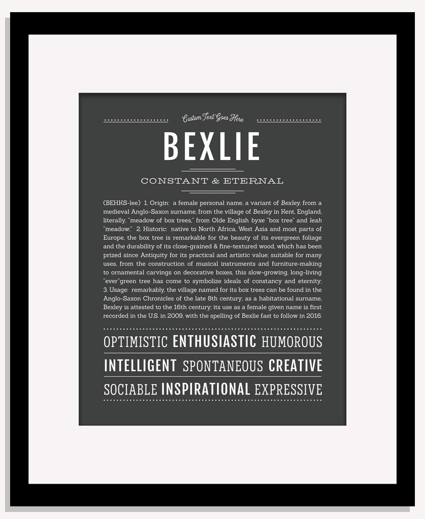 Bexlie | Name Art Print