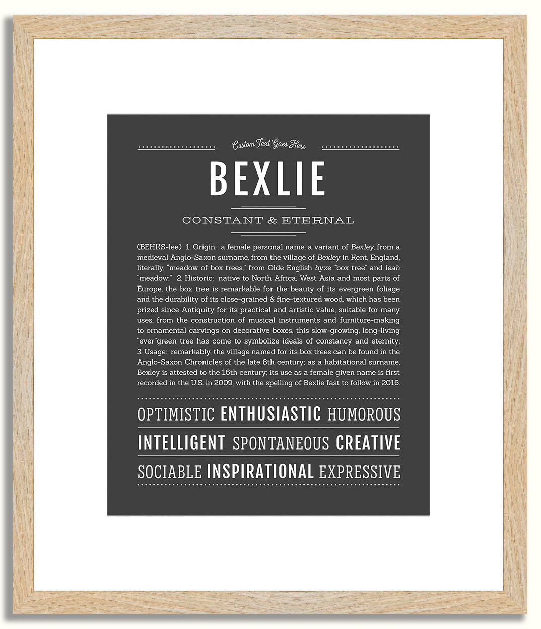 Bexlie | Name Art Print