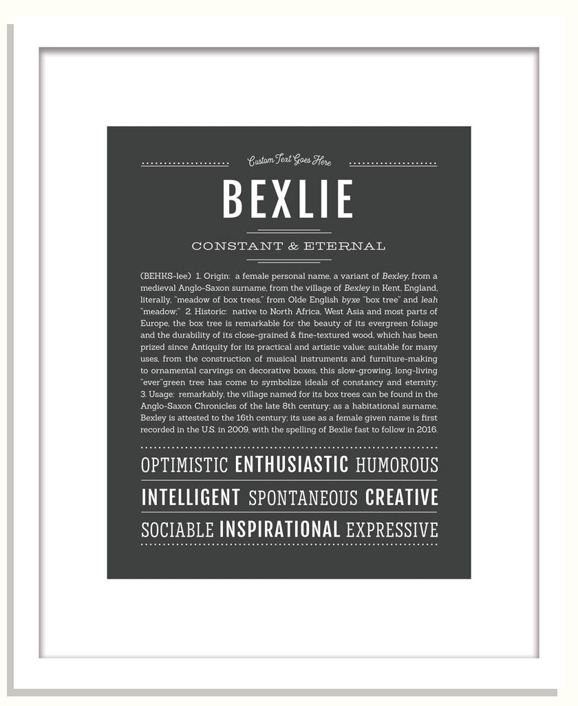 Bexlie | Name Art Print