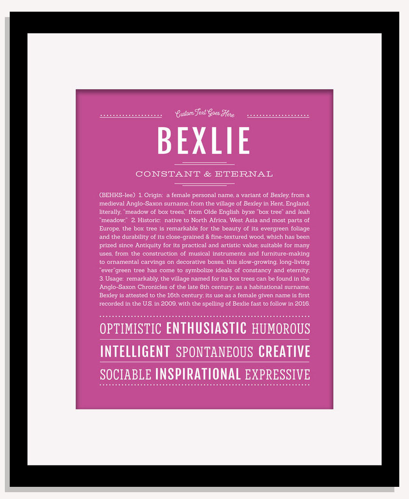 Bexlie | Name Art Print