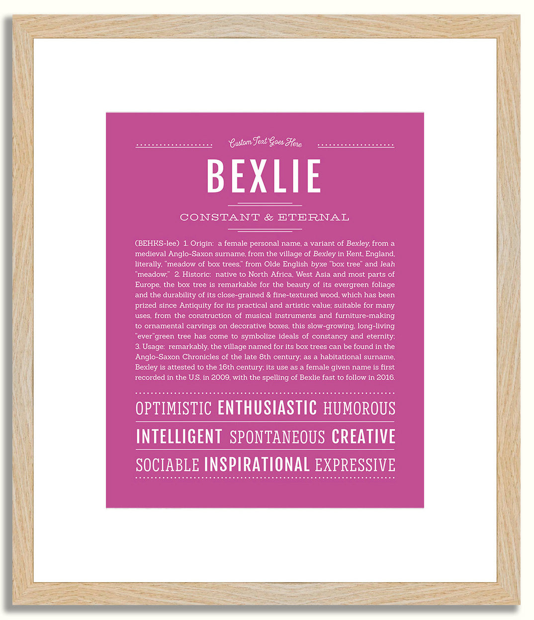 Bexlie | Name Art Print