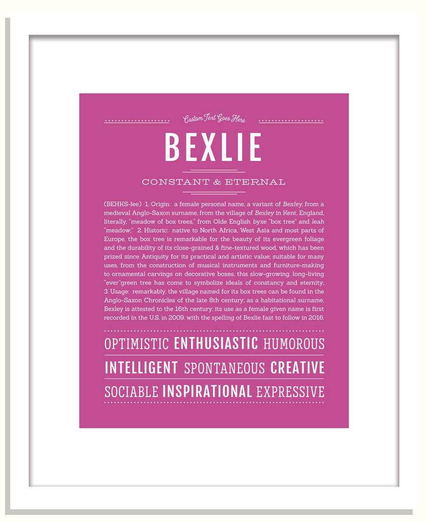 Bexlie | Name Art Print