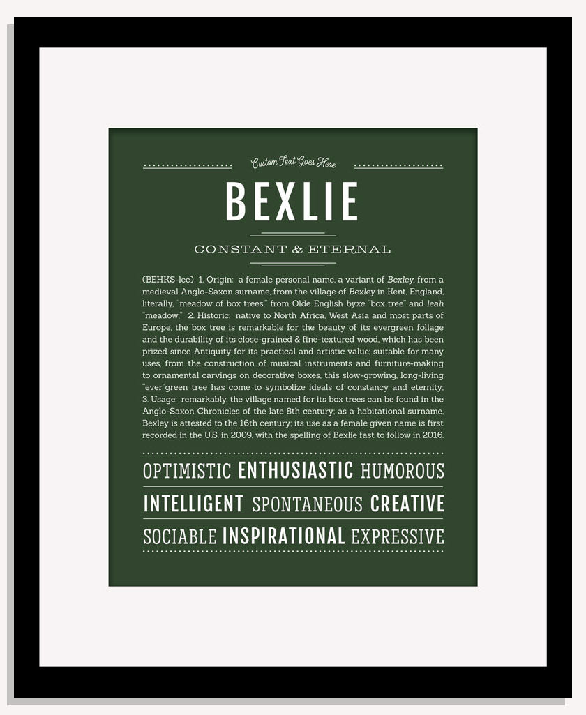 Bexlie | Name Art Print