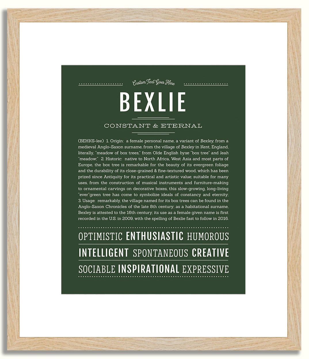 Bexlie | Name Art Print