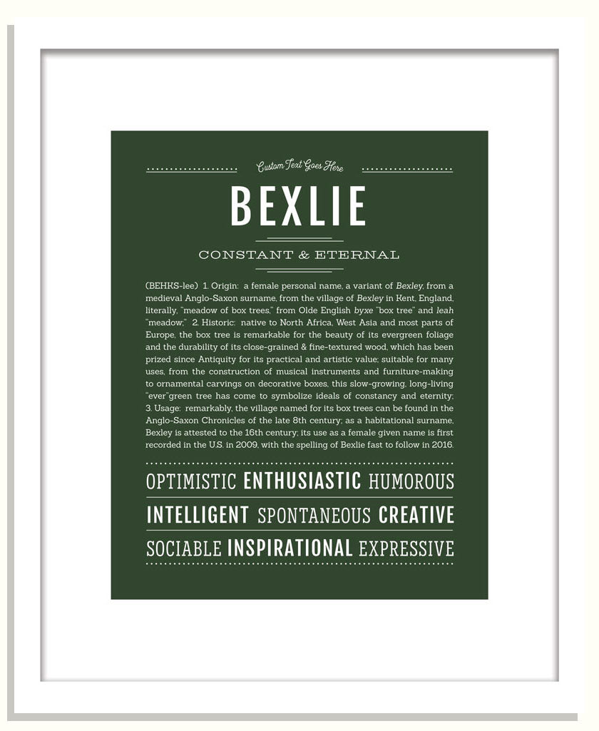 Bexlie | Name Art Print