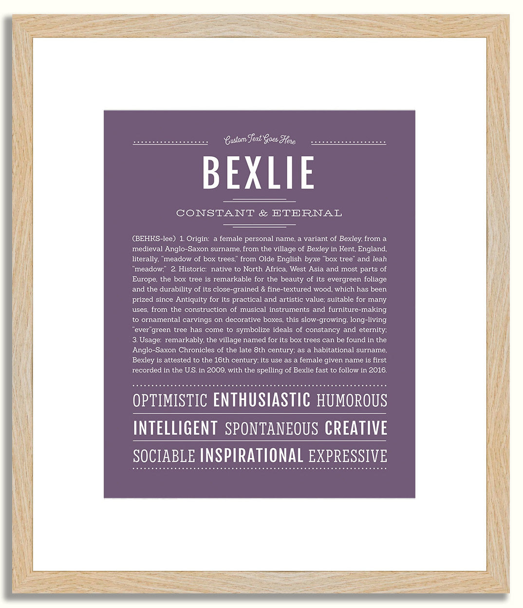 Bexlie | Name Art Print