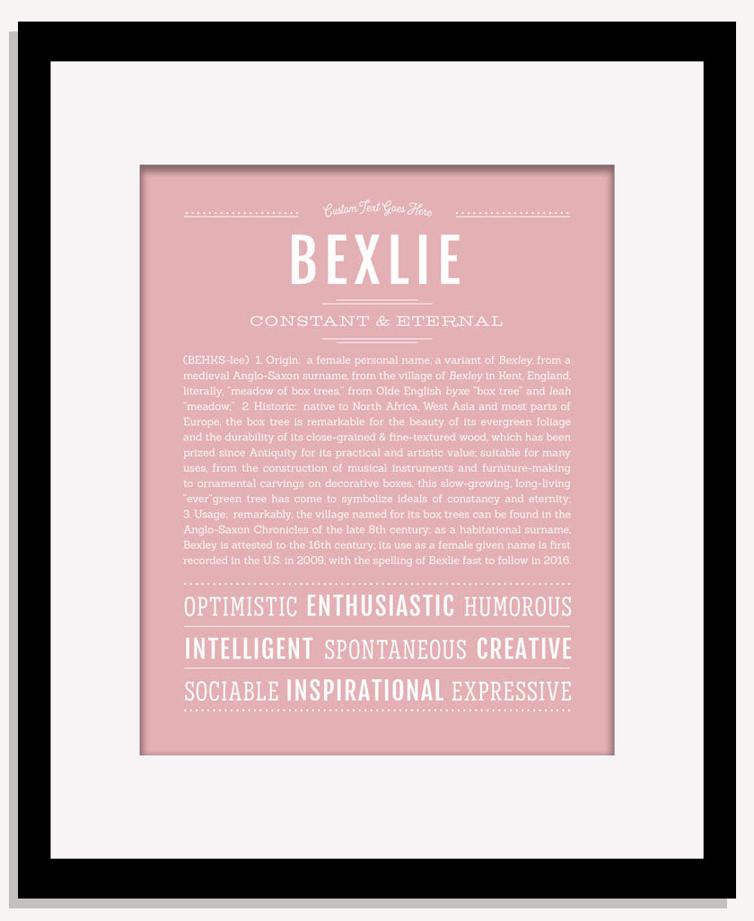 Bexlie | Name Art Print