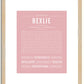 Bexlie | Name Art Print
