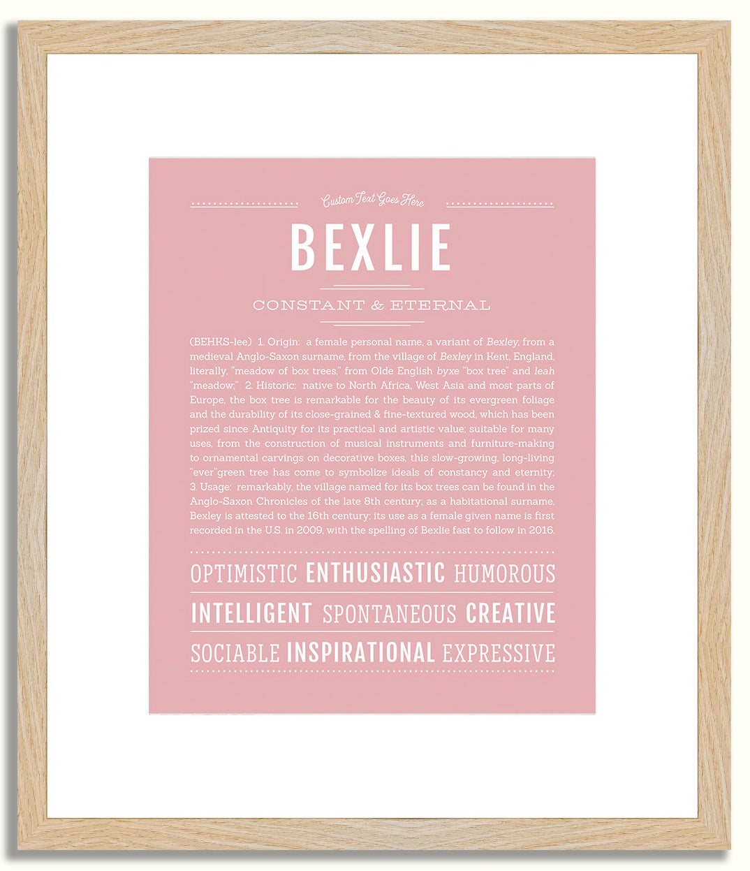 Bexlie | Name Art Print
