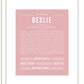 Bexlie | Name Art Print