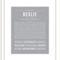 Bexlie | Name Art Print