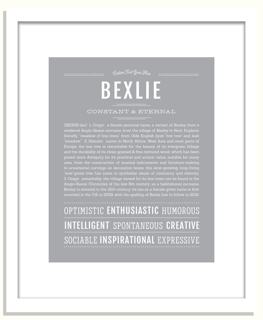 Bexlie | Name Art Print
