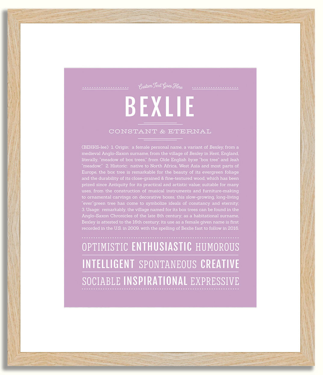 Bexlie | Name Art Print