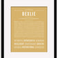 Bexlie | Name Art Print