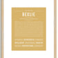 Bexlie | Name Art Print