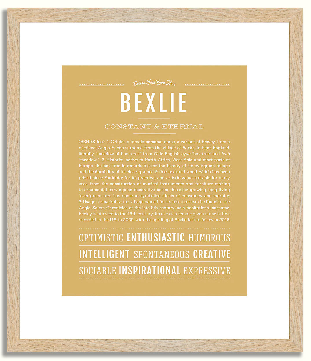 Bexlie | Name Art Print