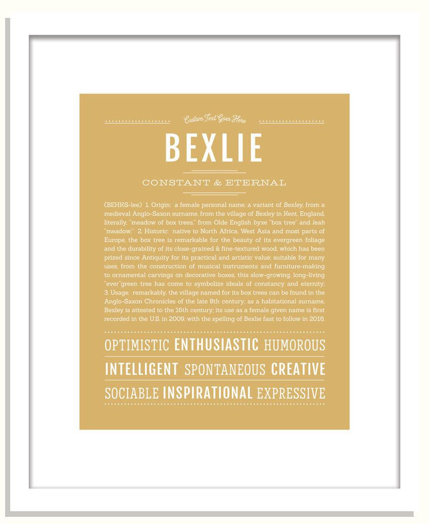 Bexlie | Name Art Print