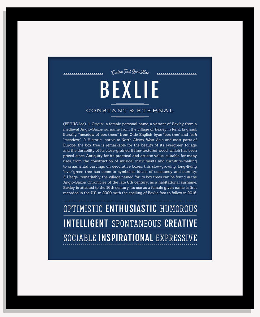 Bexlie | Name Art Print