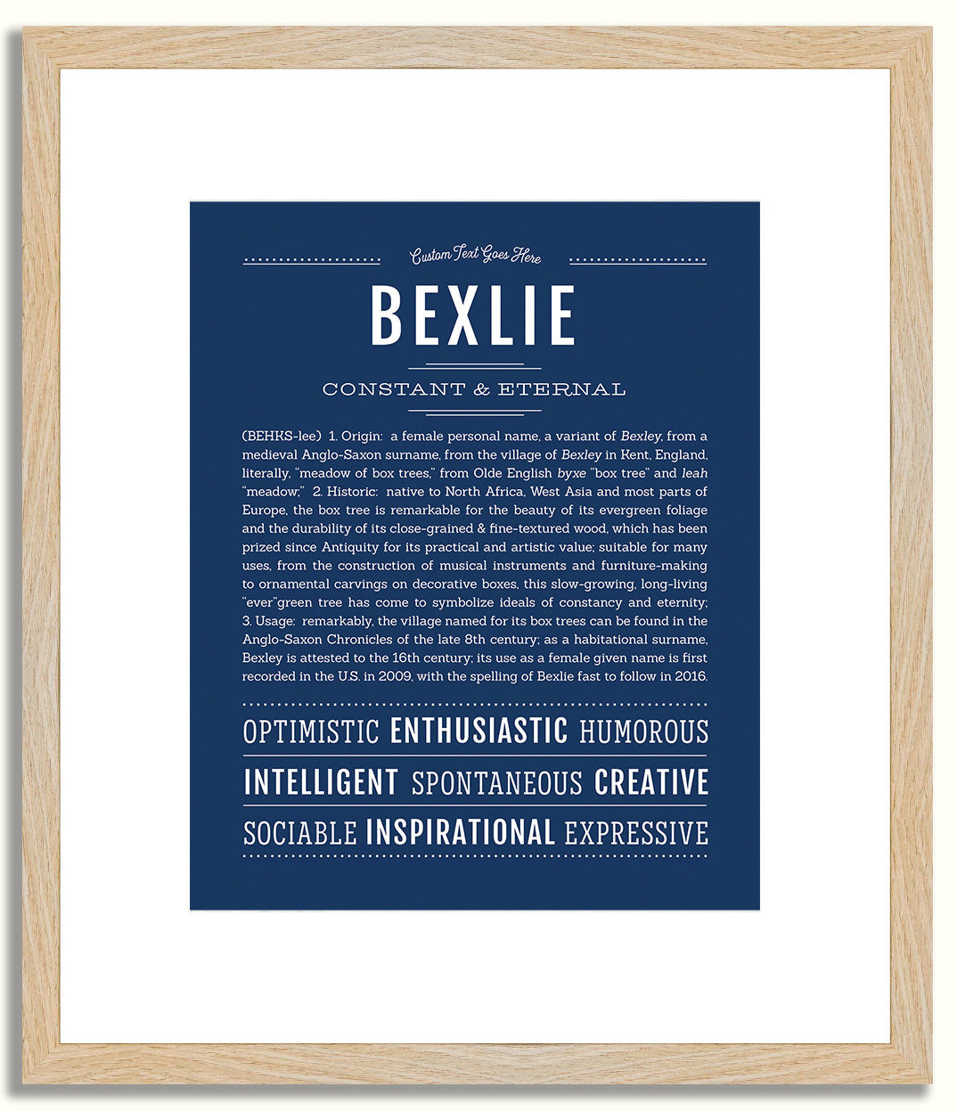 Bexlie | Name Art Print