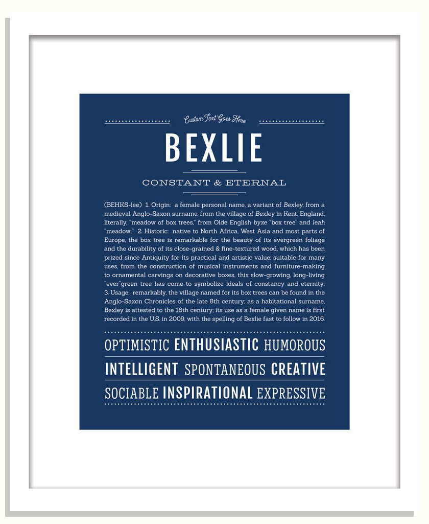 Bexlie | Name Art Print