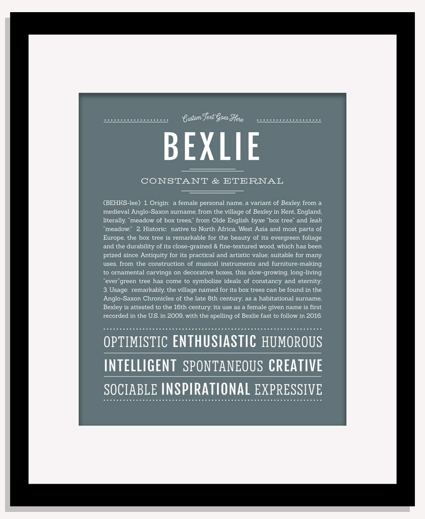 Bexlie | Name Art Print