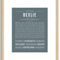 Bexlie | Name Art Print