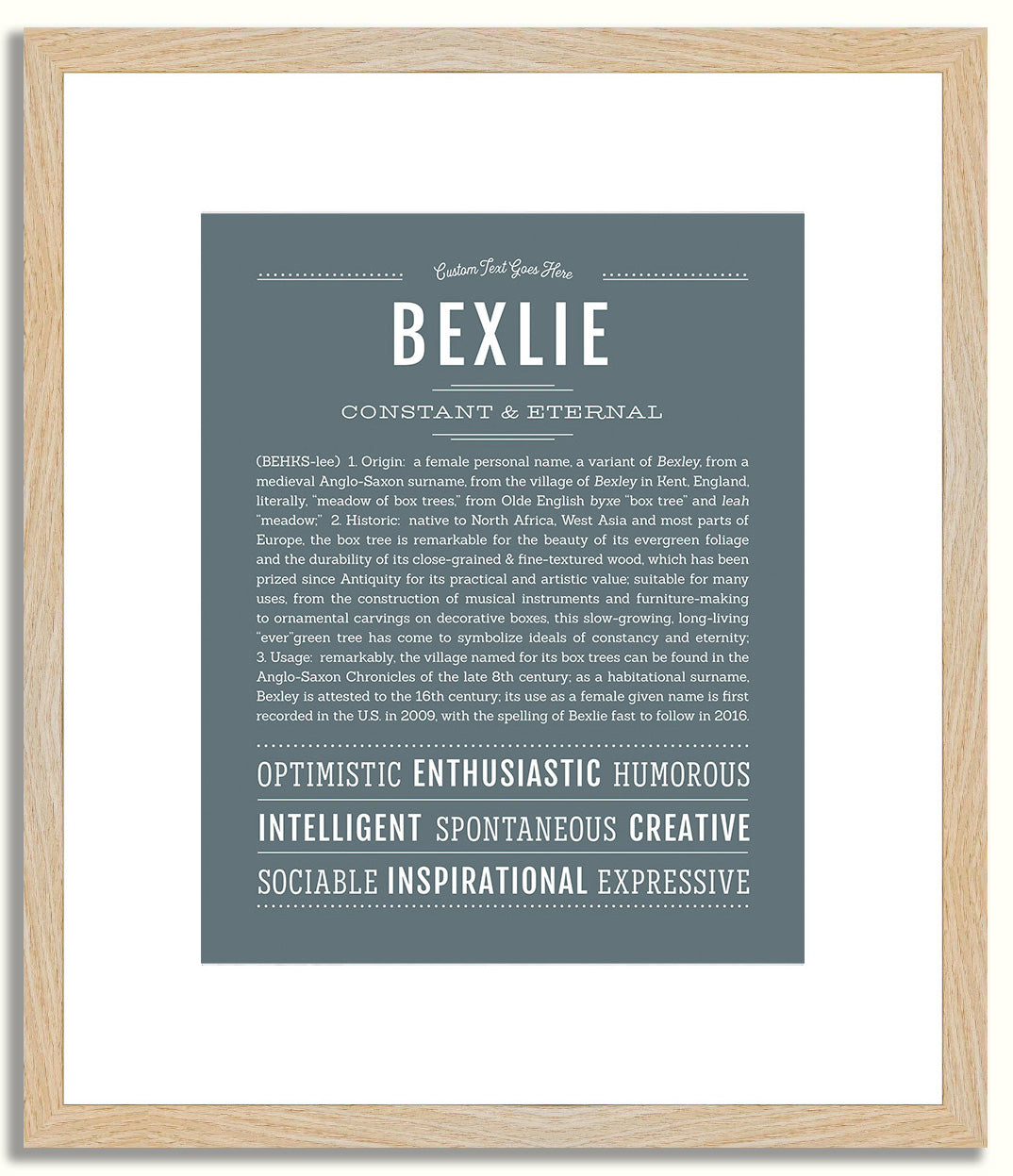 Bexlie | Name Art Print