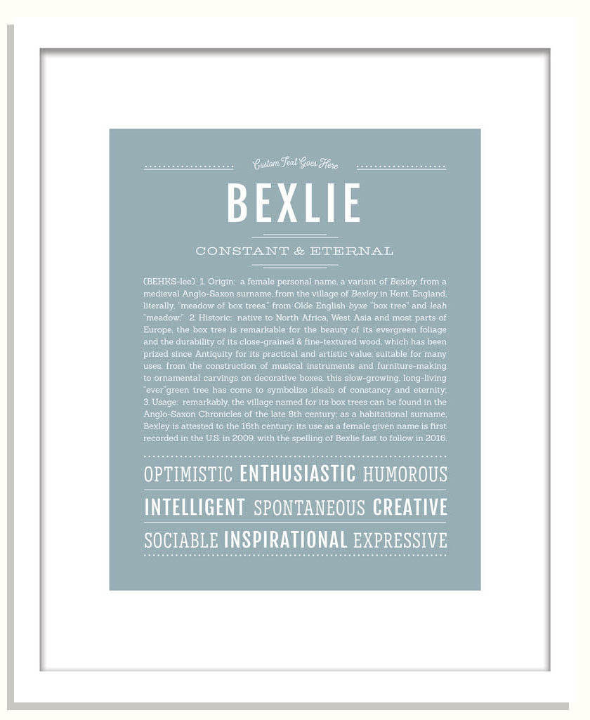 Bexlie | Name Art Print