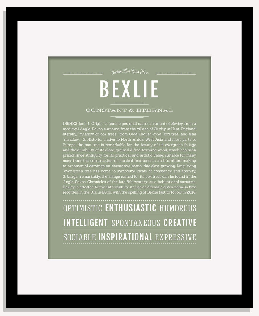 Bexlie | Name Art Print
