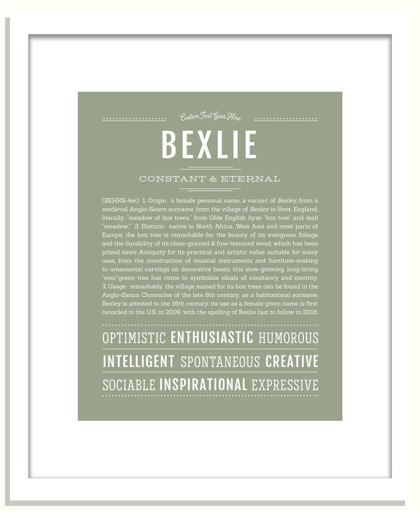 Bexlie | Name Art Print
